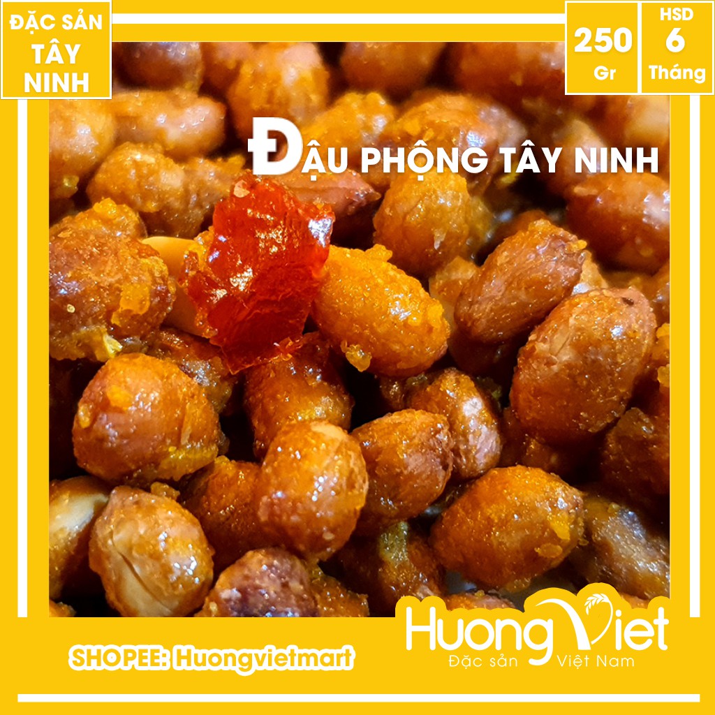 Đậu phộng rang tỏi ớt loại ngon 250g, đậu phộng cháy tỏi ớt, đồ ăn vặt Sài Gòn, đậu phộng rang ít cay