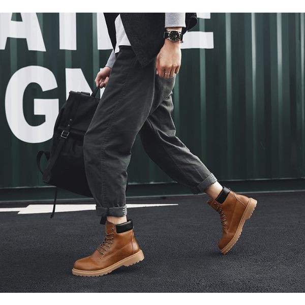 Giày Boot Nam Cổ Cao ENGLAND RETRO GN322