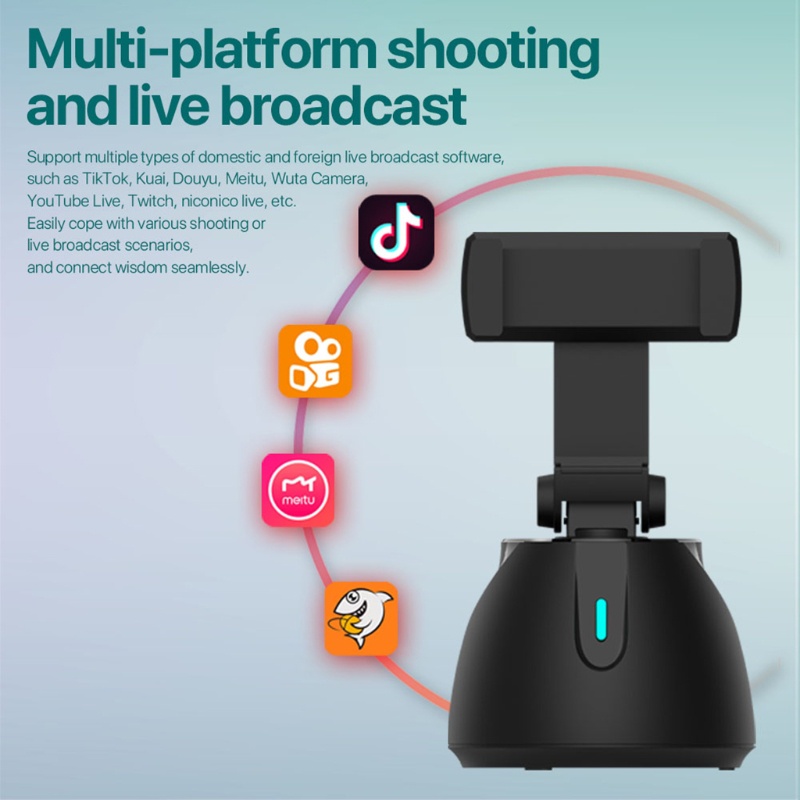 Giá Đỡ Ba Chân zzz Xoay 360 Độ Hỗ Trợ Chụp Ảnh Selfie Thông Minh° Phụ Kiện Xoay Cho Vlog Video Re Re