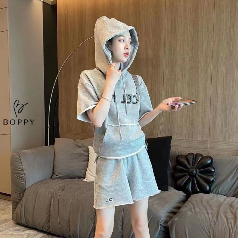 Set đồ nữ cá tính, set quần sóc áo khoác đi chơi sang chảnh mùa hè đẹp 8A00209 | BigBuy360 - bigbuy360.vn