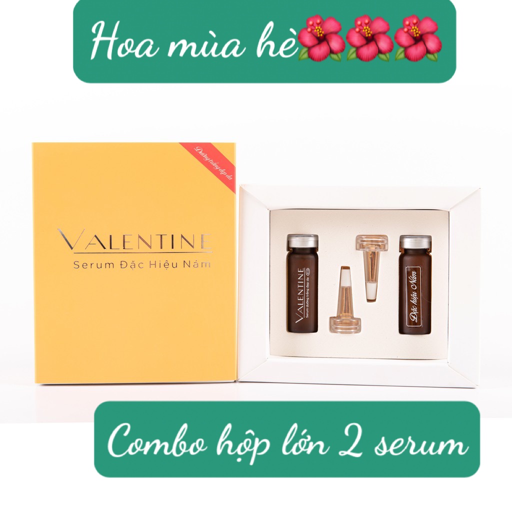 SALE LỚN NGUYÊN COMBO HỘP 2 SERUM ĐẶC HIỆU NÁM VALENTINE HÀNG NGUYÊN TEM CHÍNH HÃNG SAO THÁI DƯƠNG