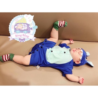 🦄 BoDy thú stick xanh cho bé