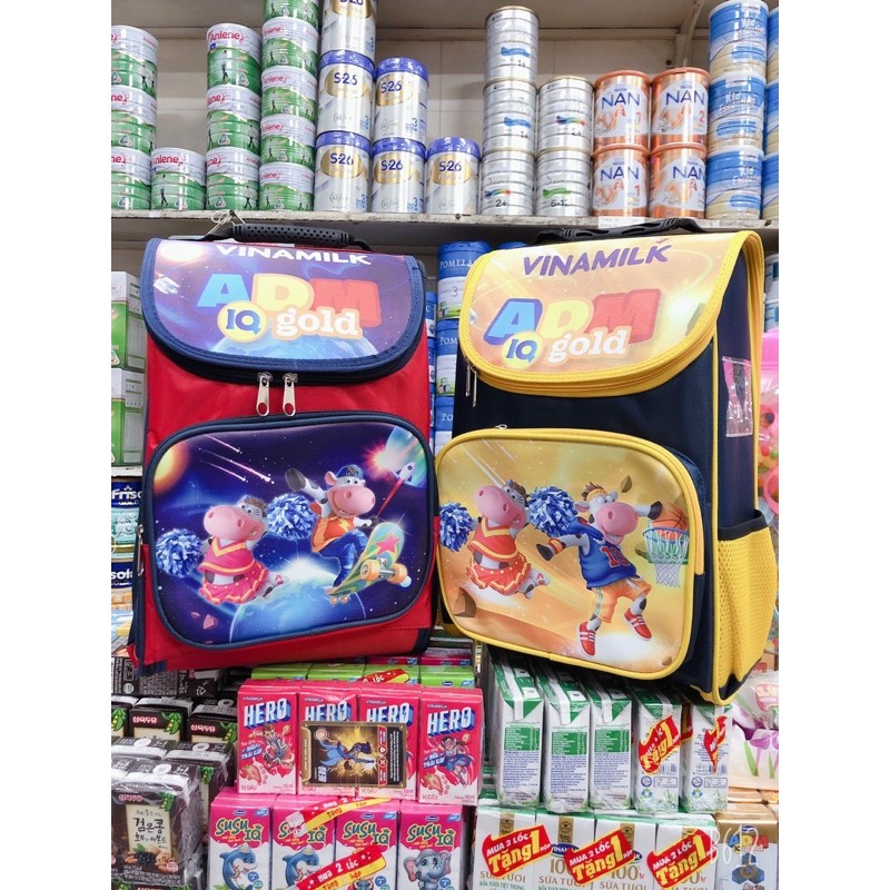 Ba lô chống gù khuyến mại sữa Vinamilk