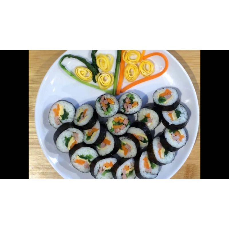 Rong biển Cuộn Cơm, Kimbap Hàn Quốc K- FOOD 10 lá