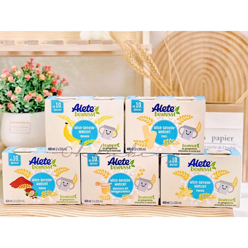 Sữa nước Alete Đức - cho bé từ 10m+ tăng cân 200ml - Hàng air date mới nhất [OH BABIES]