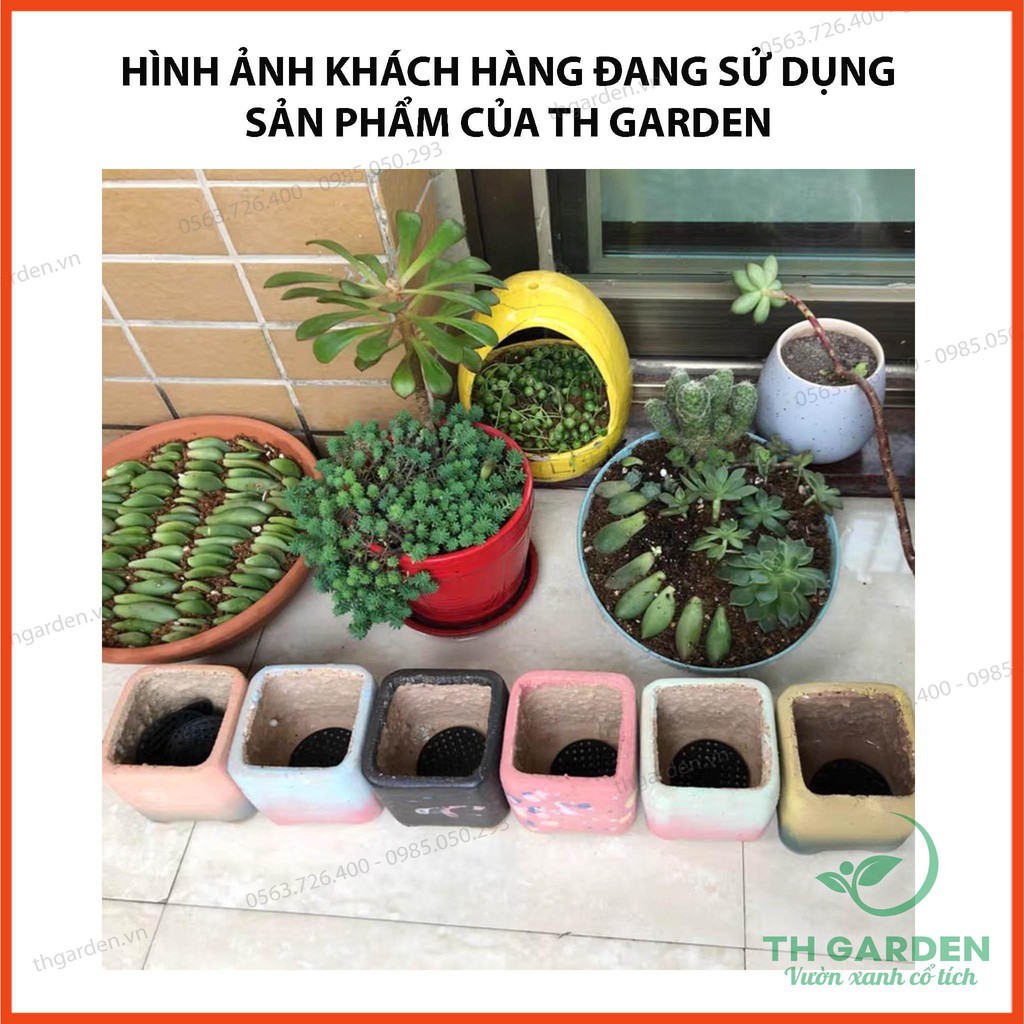 Tấm Nhựa Bịt Lỗ Lỗ Thoát Nước Chậu Cây - Chống Rò Rỉ Đất - Giúp Thoát Nước Thông Thoáng Khí