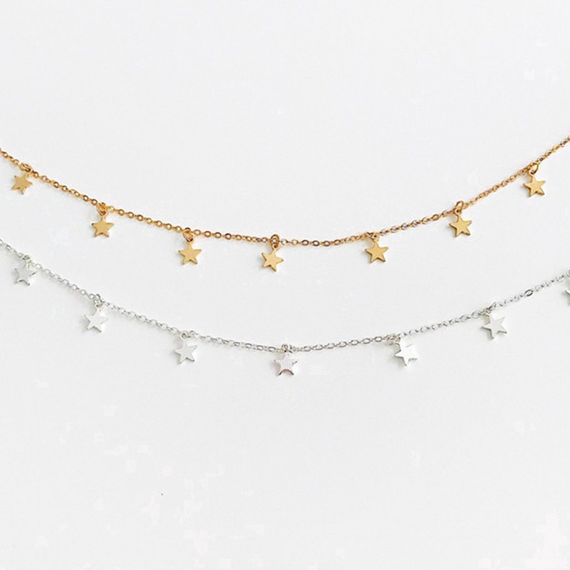 Dây chuyền hình ngôi sao thiết kế dễ thương dành cho nữ