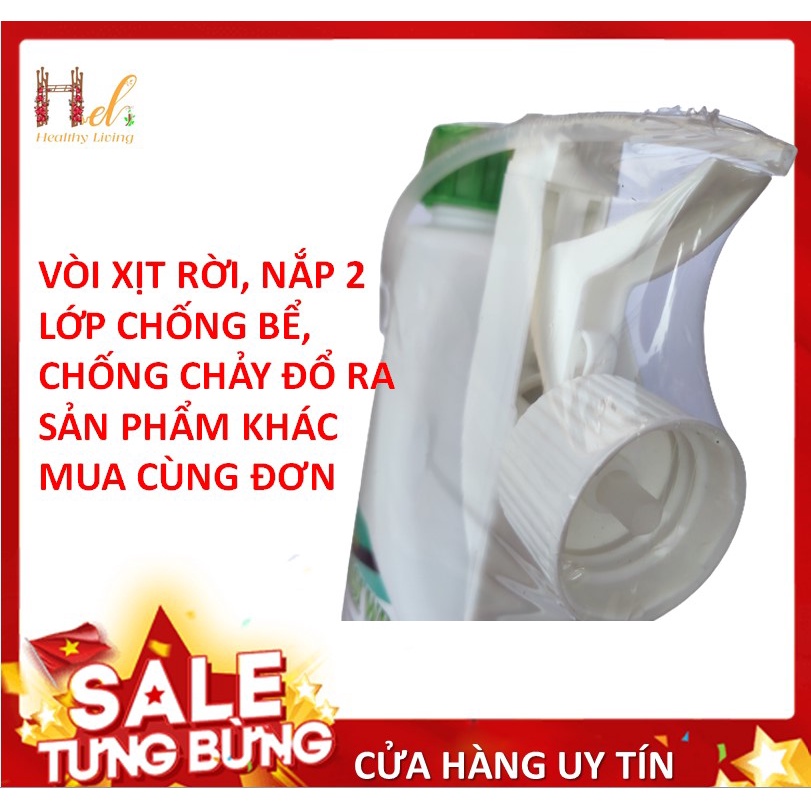 Chế Phẩm Sinh Học Diệt Bọ Trĩ, Nhện Đỏ, Rầy, Sâu 500 ml Cho Hoa Hồng, Cây Cảnh - Đã Pha Sẵn, Xịt Trực Tiếp, An Toàn