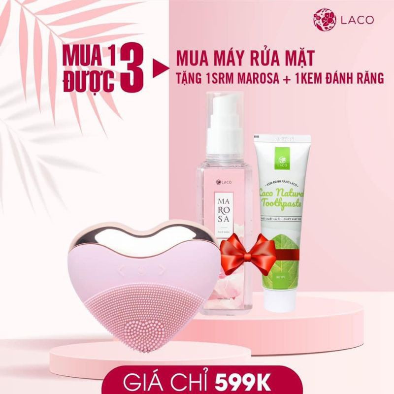 🔥 Máy Rửa Mặt LACO🔥 Chính Hãng⚡Nâng Cơ, Xoá Nhăn, Đánh Bay Mụn Cám, Mụn Đầu Đen, Loại Bỏ Dầu Thừa⚡️ | BigBuy360 - bigbuy360.vn