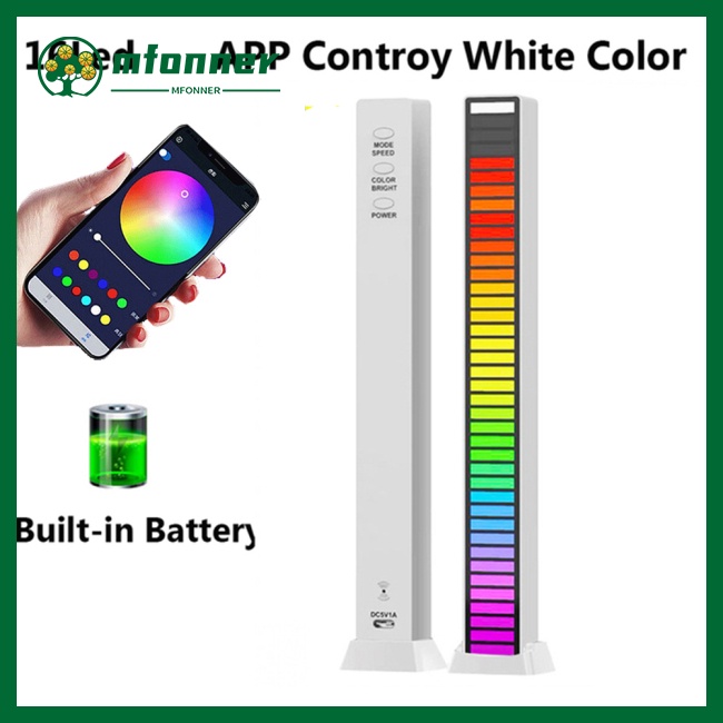Đèn Led Rgb Mfonner Kết Nối Bluetooth Có Thể Điều Chỉnh Độ Sáng Tiện Dụng