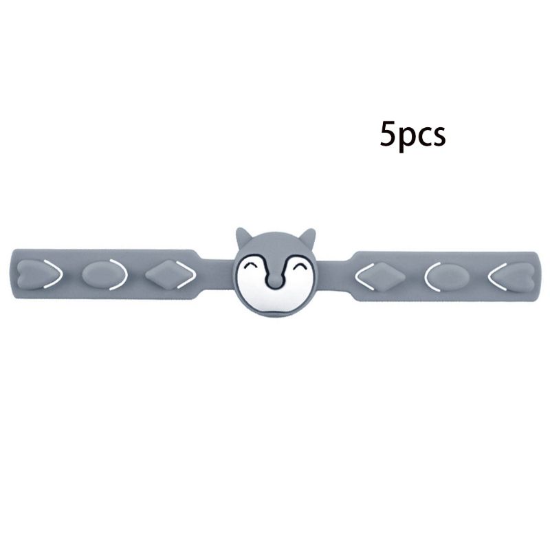 Set 5 Móc Khóa Dây Thừng Nối Dài Kiểu Hoạt Hình Chống Nhìn Trộm Cho Bé