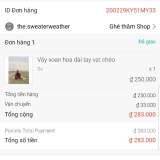 [Thanh lý] Váy the sweaterweather