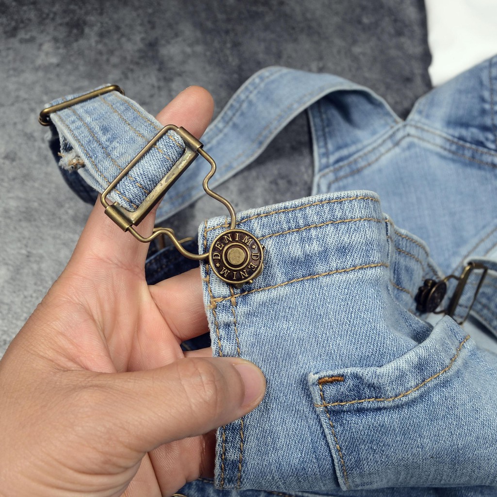 Quần Yếm jeans short nữ (mã 500) | BigBuy360 - bigbuy360.vn