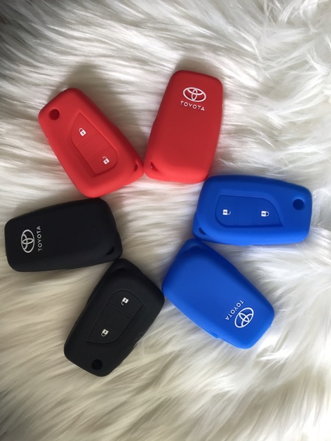 Bao silicone khóa remote mẫu gập Toyota