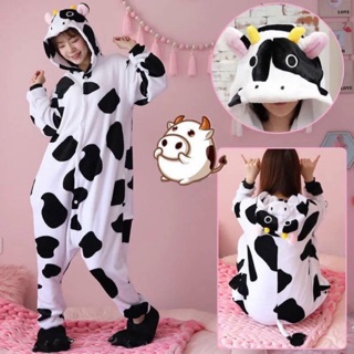 ❤️ freeship❤️ bộ đồ thú bò sữa người lớn