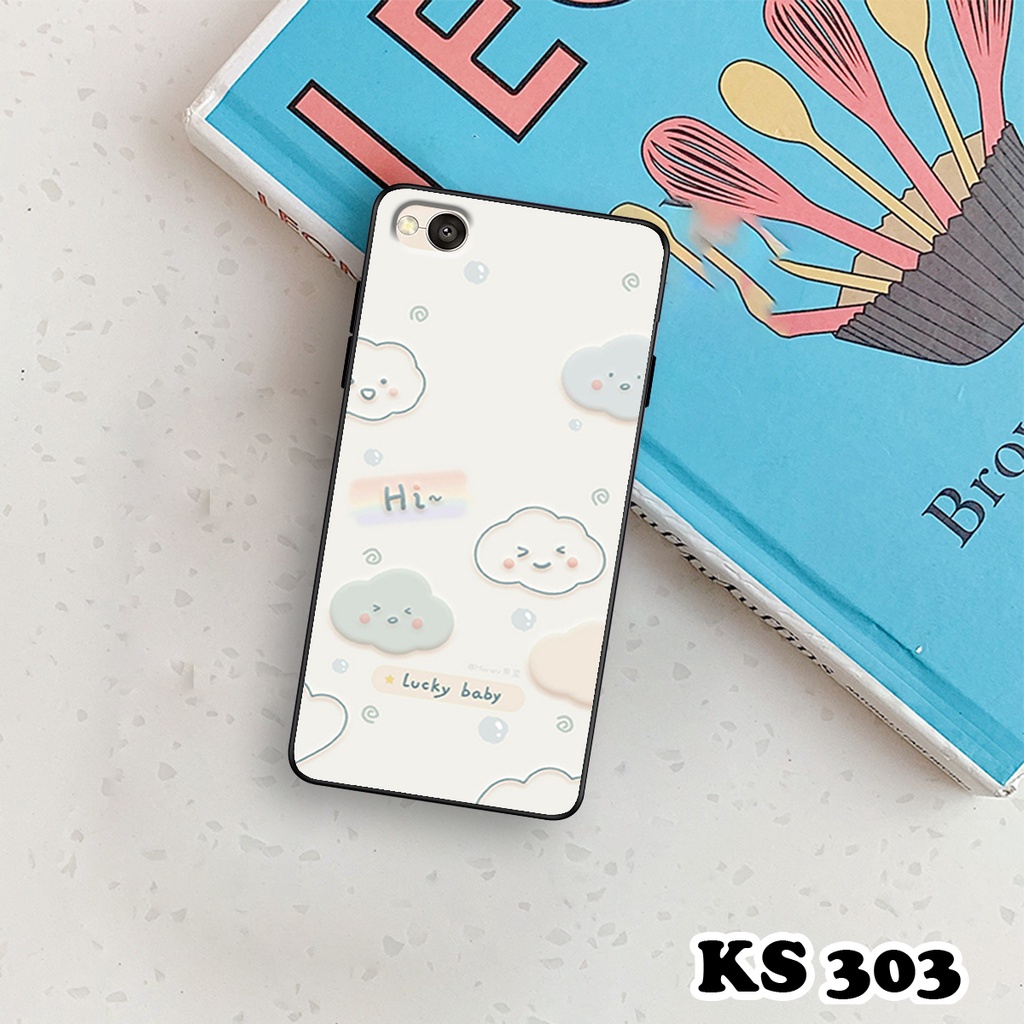 Ốp lưng Xiaomi Redmi 4 - Redmi 4A - Redmi 4X -  Ốp in hình gấu &amp; thỏ đang yêu - lưng nhám viền TPU cao cấp