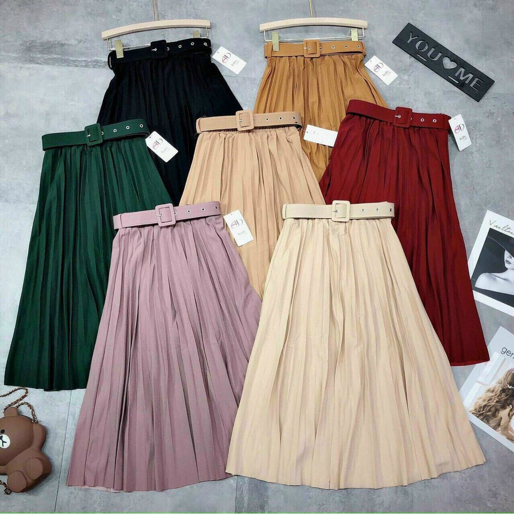 Chân váy xếp ly dáng dài cực đẹp ( hàng loại 1) | BigBuy360 - bigbuy360.vn