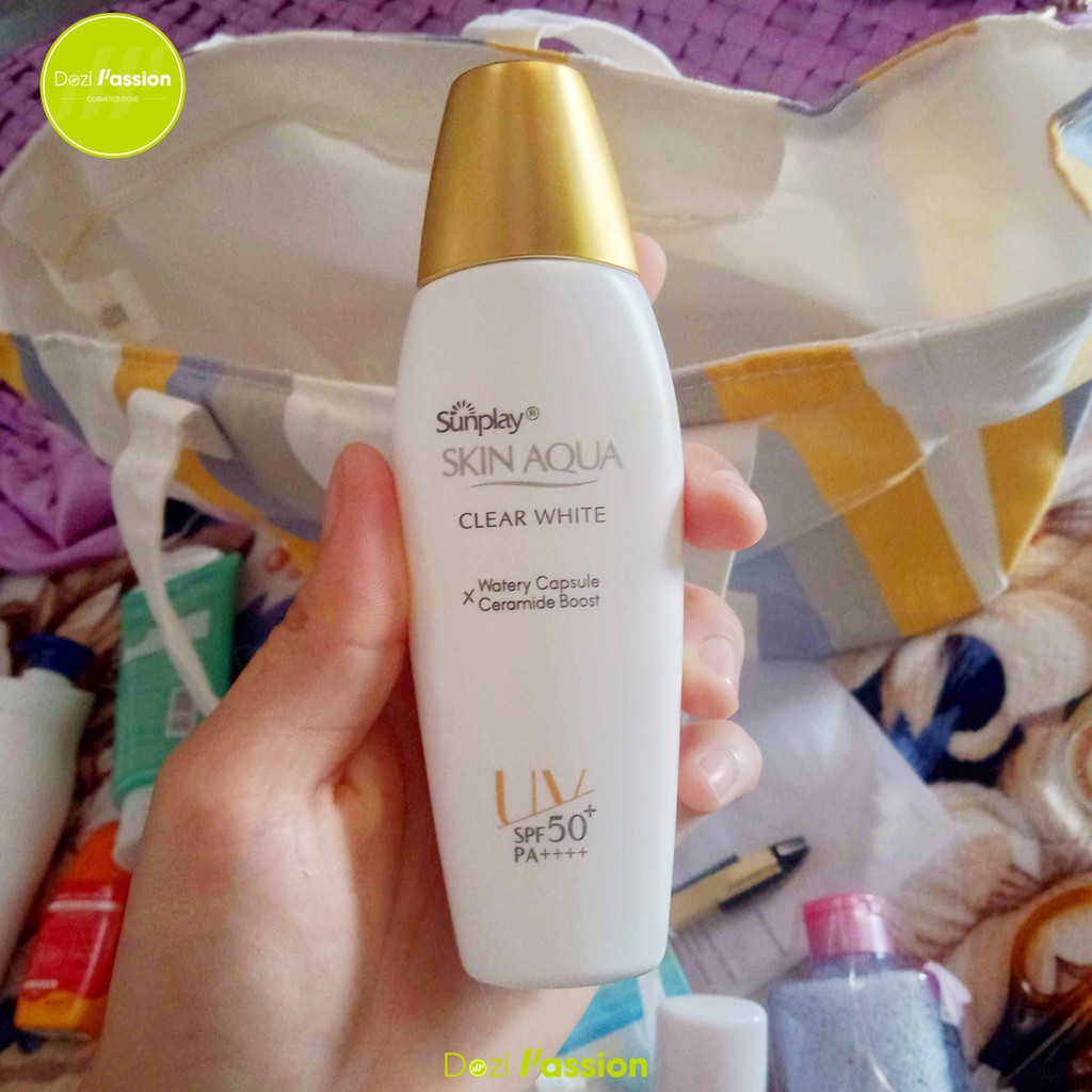 Kem Chống Nắng Sunplay Skin Aqua Dưỡng Da Trắng Mịn Nắp Đồng 55g