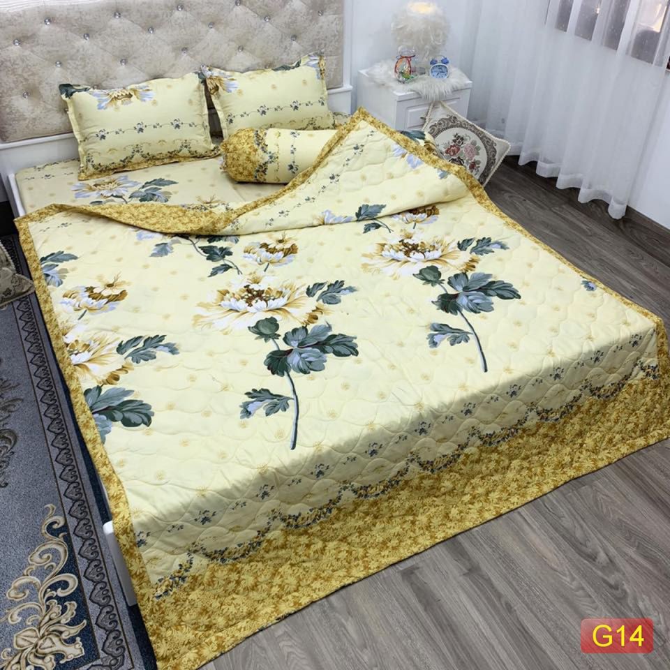 Chăn hè COTTON POLY trần bông 3 lớp (Được chọn mẫu)