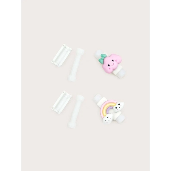 Set 2 nút bảo vệ dây cáp điện thoại
