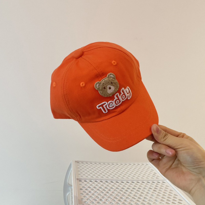 Mũ Lưỡi Trai Che Nắng Phối Lưới Thoáng Khí In Hoạt Hình Vịt Dễ Thương Cho Bé