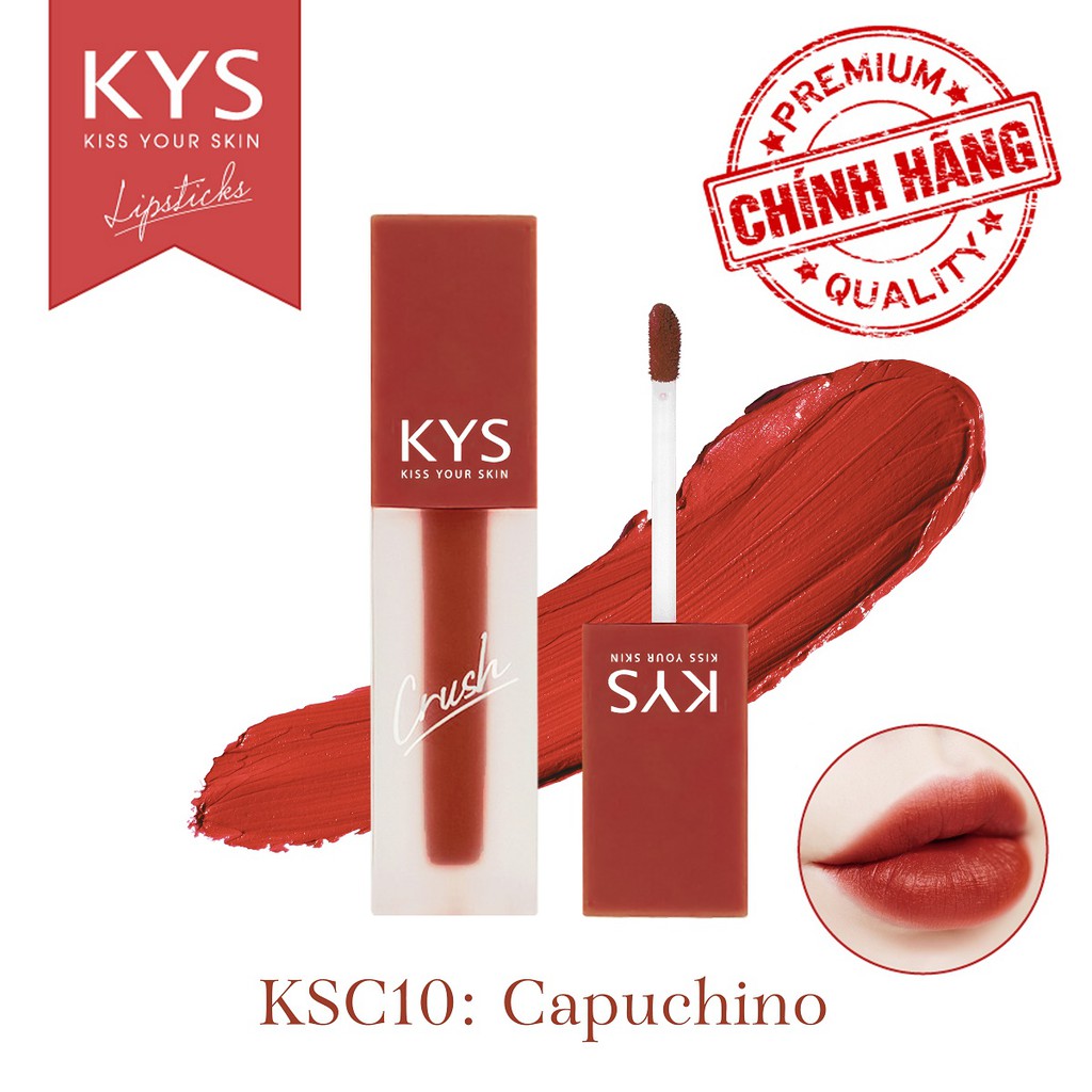 [Son kem Chocolate] Son chocolate không chì chính hãng màu đỏ gạch capuchino | BigBuy360 - bigbuy360.vn