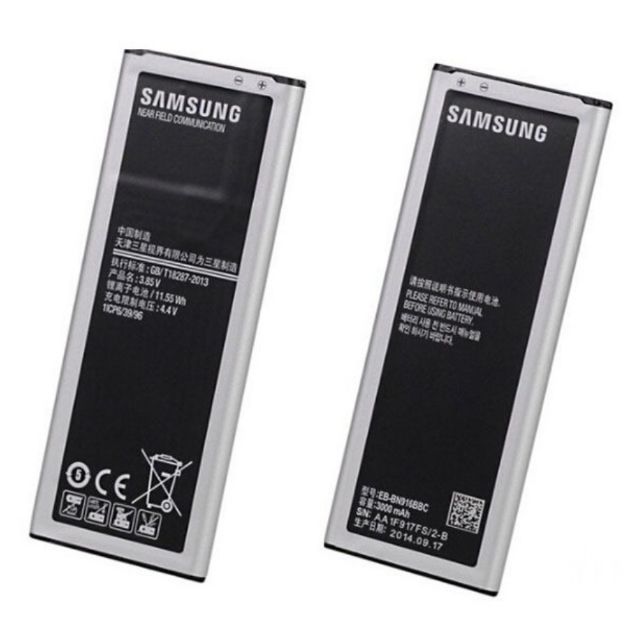 Pin samsung galaxy note 4 2 sim 3000mah xịn bảo hành 6 tháng