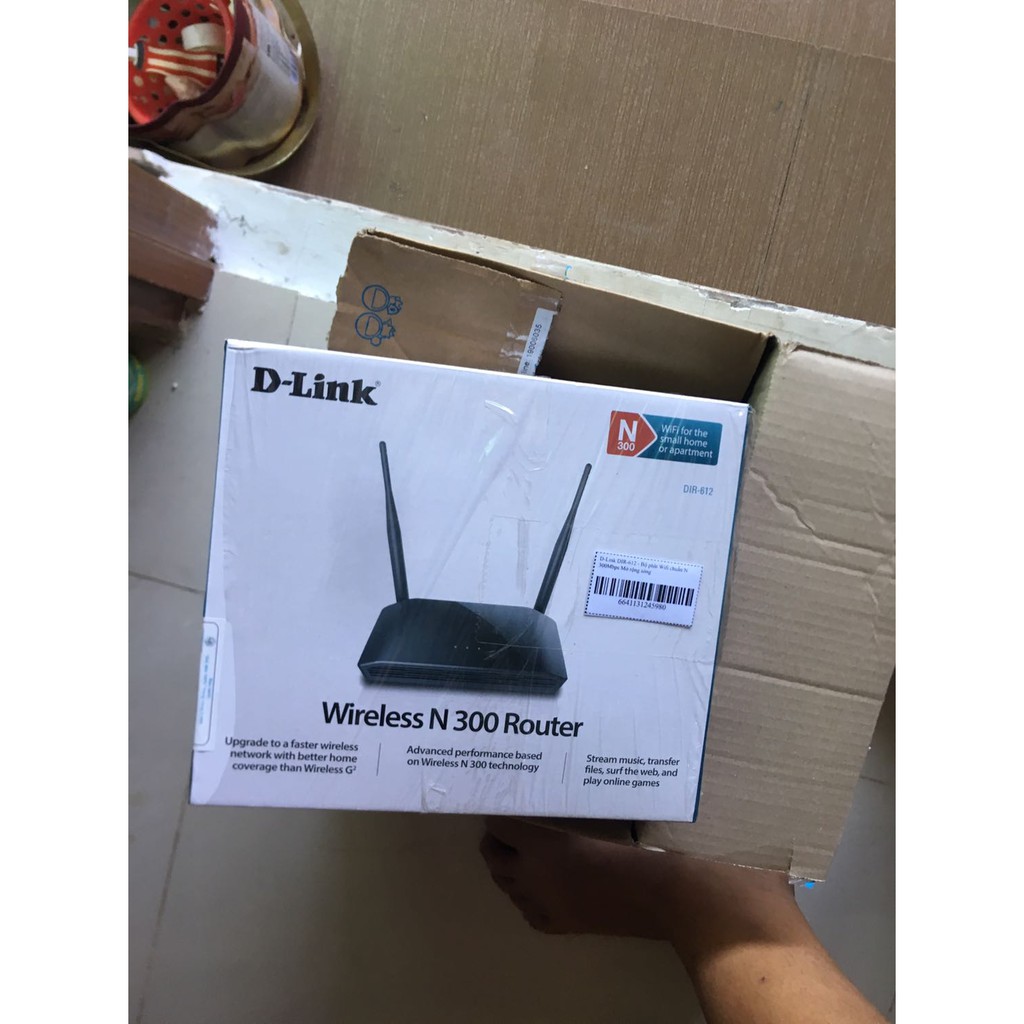 Bộ Phát Wifi D-Link Dir-612 Chuẩn N 300Mbps Mở Rộng Sóng - Chính Hãng Phân Phối | Dlink