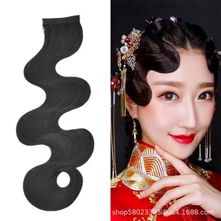 Tóc mái xoăn kiểu sườn xám