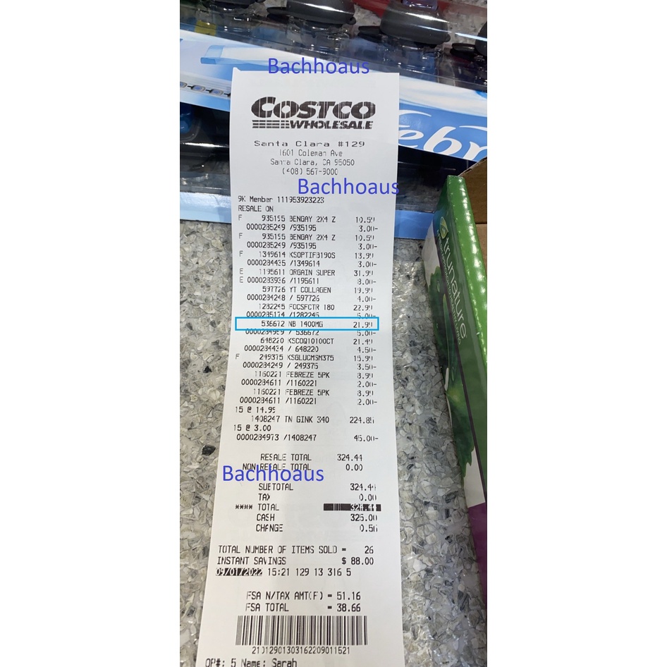 Dầu cá Fish oil Nature’s Bounty 1400mcg 130 viên của Mỹ