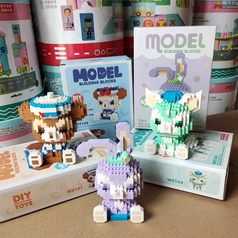 Đồ chơi trí tuệ, xếp hình, lắp ghép nhiều nhân vật cho bé Master Kids