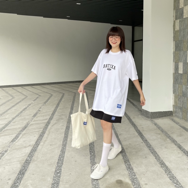 Áo Thun Tay Lỡ Phông Unisex Nam Nữ Chất Cotton Thấm Hút Mồ Hôi In Batixa Local Brand Chính Hãng BATIXA