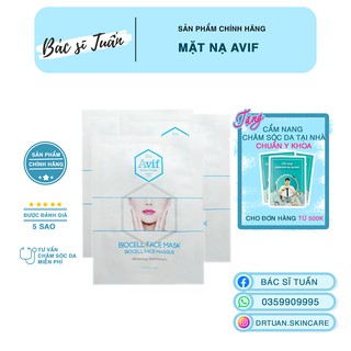 Mặt nạ Biocell dưỡng trắng da- Avif Biocell Whitening Face Mask (23g)
