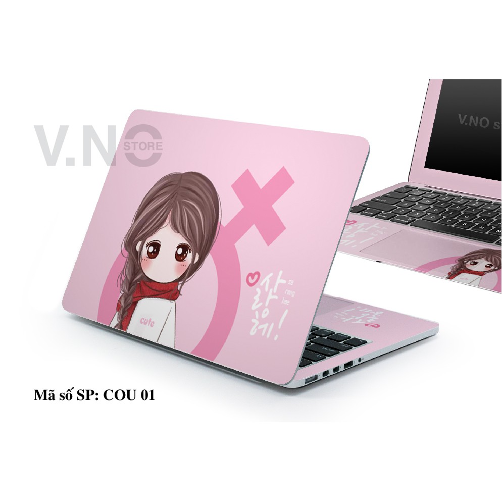 Skin dán Laptop V.NO SKIN - cặp đôi cao cấp cho các dòng laptop dell/acer/asus/lenovo/hp/macbook. . .