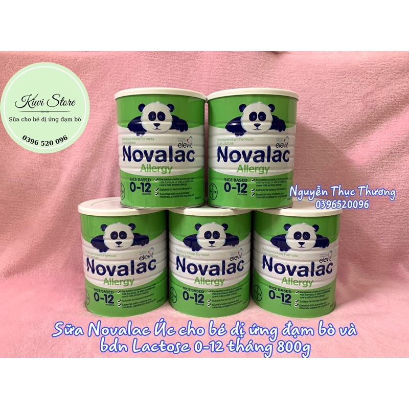 Sữa Novalac Allergy Úc cho bé dị ứng đạm sữa bò 800gr thumbnail