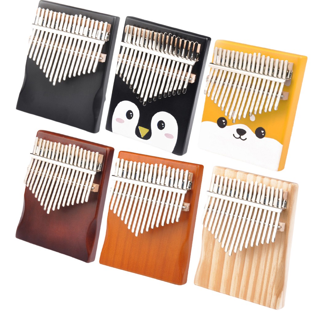 ♞Đàn kalimba 17 phím KIMI gỗ Gụ nguyên khối KIMI-001S Hàng chính hãng