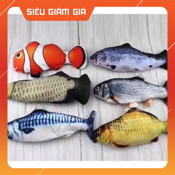 Đồ chơi cá bông vẫy đuôi  - shop Bố Linh