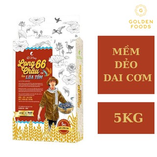 Gạo Long Châu 66 5kg - Gạo cùng thơm cơm cùng ngọt, cơm dẻo thơm vị ngọt tự nhiên, mùi vị tuyệt hảo - Cỏ May
