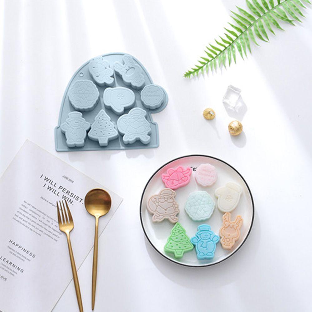 Khuôn Silicone Làm Bánh Chủ Đề Giáng Sinh Đáng Yêu