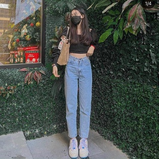 Quần jeans baggy nữ GUGUNO