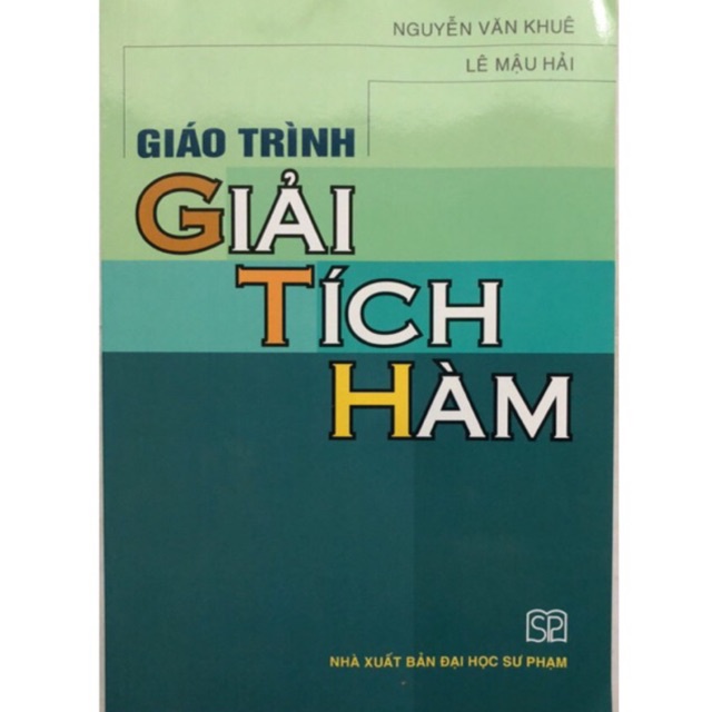 Sách - Giáo trình Giải Tích Hàm