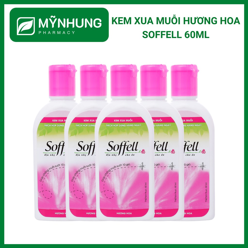 KEM XUA MUỖI HƯƠNG HOA SOFFELL 60ML