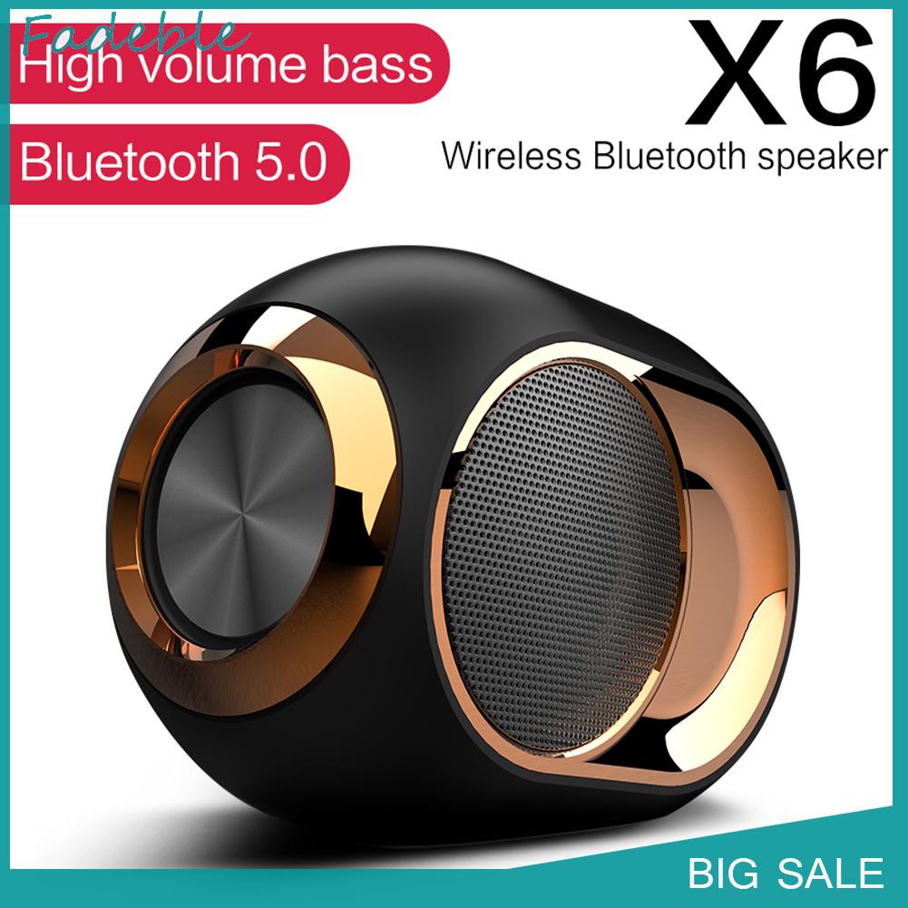 Loa Bluetooth Không Dây X6 Hỗ Trợ Thẻ Nhớ Tf Usb Aux Tích Hợp Mic