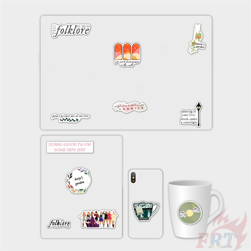 ❉ Taylor Swift：Folklore Series B The Folklore Album - This is Me Trying Stickers ❉ 50Pcs/Set Waterproof DIY Fashion Decals Doodle Stickers