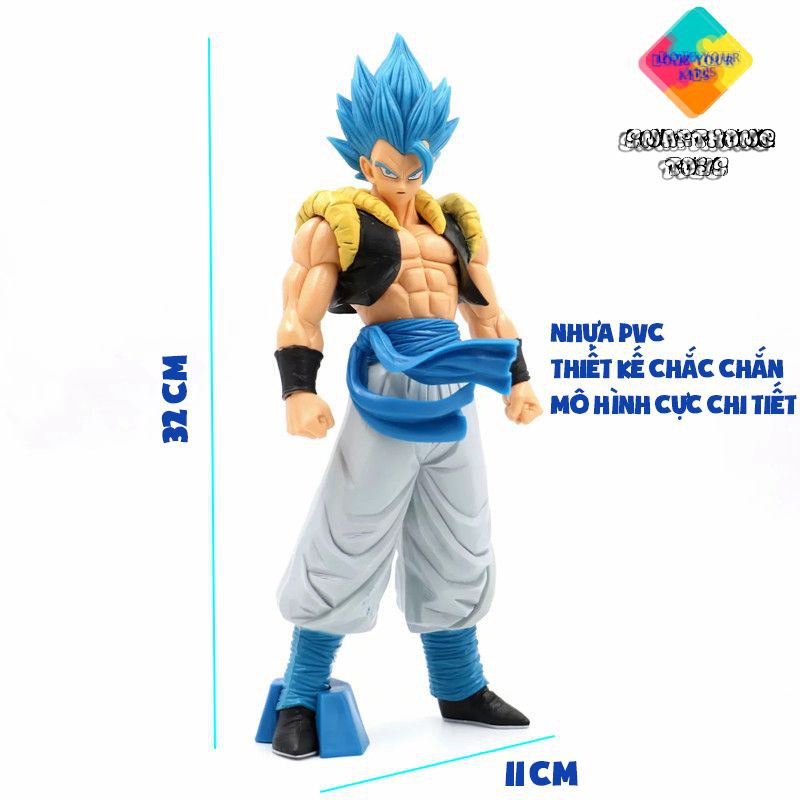 Mô hình SonGoku - Mô Hình Anime Super Saiyan Blue Dragon Ball Super 7 Viên Ngọc Rồng - SmartHome Toys