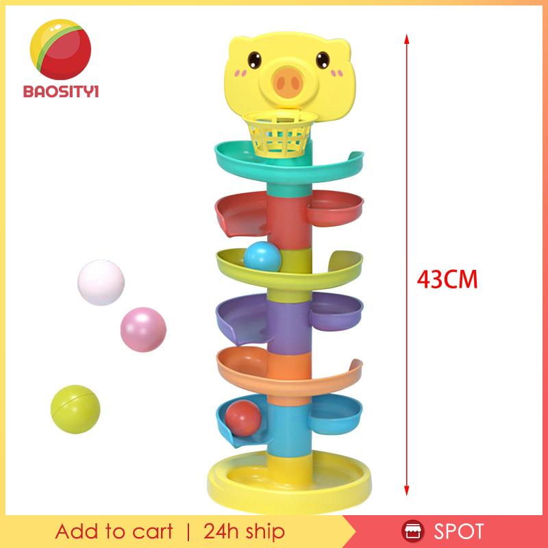 Đồ chơi bóng lăn theo phương pháp Montessori cho bé 2 3 4 tuổi