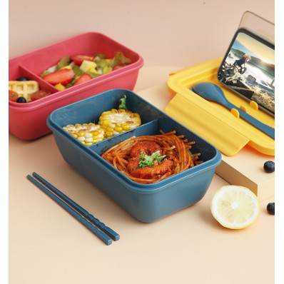 [Xịn Rẻ] Hộp Đựng Cơm 3 Ngăn Chính Hãng LUNCH BOX Tặng Kèm Giỏ Đựng Giữ Nhiệt _Có Thể Sử Dụng Trong Lò Vi Sóng