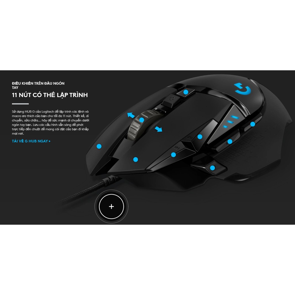 Chuột chơi game Logitech G502 Hero