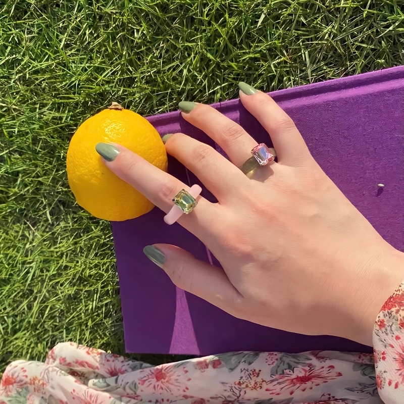 Nhẫn Đeo Tay Một Hạt Phong Cách Cá Tính - NHAN1064