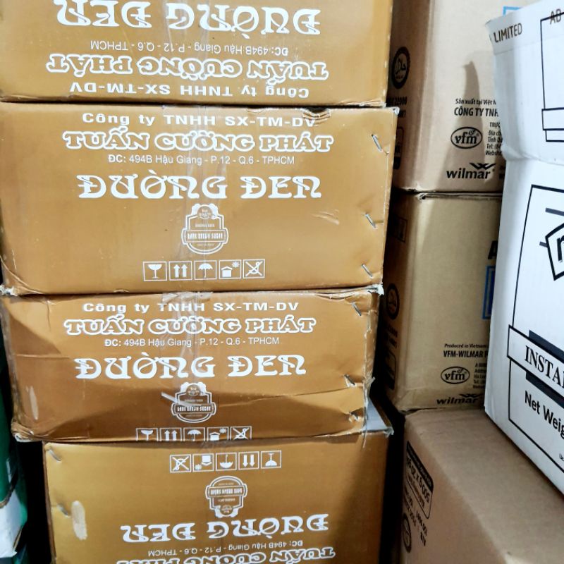 (Giá sỉ - 1 Thùng - 12 gói) Đường đen đài loan 1kg